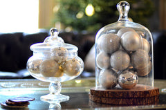 decorate with: ornaments in glass