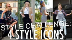 Style Challenge: 4 Style Icons - 50s, 60s, Diane Keaton and Miley Cyrus!