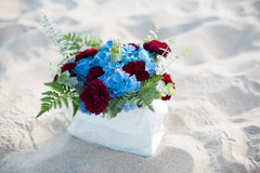 Bouquet Of The Month: Red, White, and Blooms