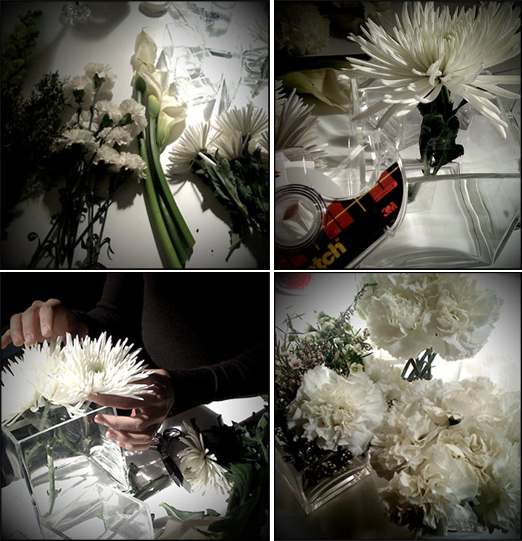DIY flower arranging