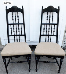 DIY: spruce up a pair of chairs