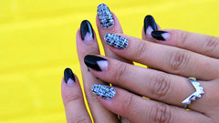 DIWhyNot: DIY tweed nail art