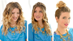 bed head challenge: 3 quick and easy hairdos