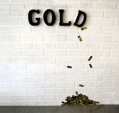 DIY 3d leprechaun's pile of gold art