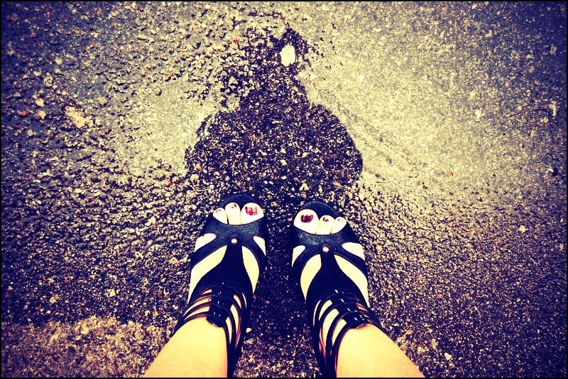wet asphalt