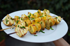grilled summer squash with tamari and honey