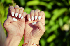 nails of the week: white out