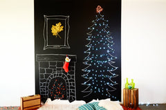 DIY winter/ Christmas wall decor