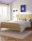 Roxanne Metal and Cane Bed