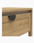 Primrose Wide 1 Drawer Nightstand with Open Shelf
