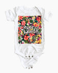 Painted Floral Box Creative Weirdos Baby Onesie