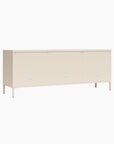 Luna Metal TV Stand with Fluted Glass for 65" TVs