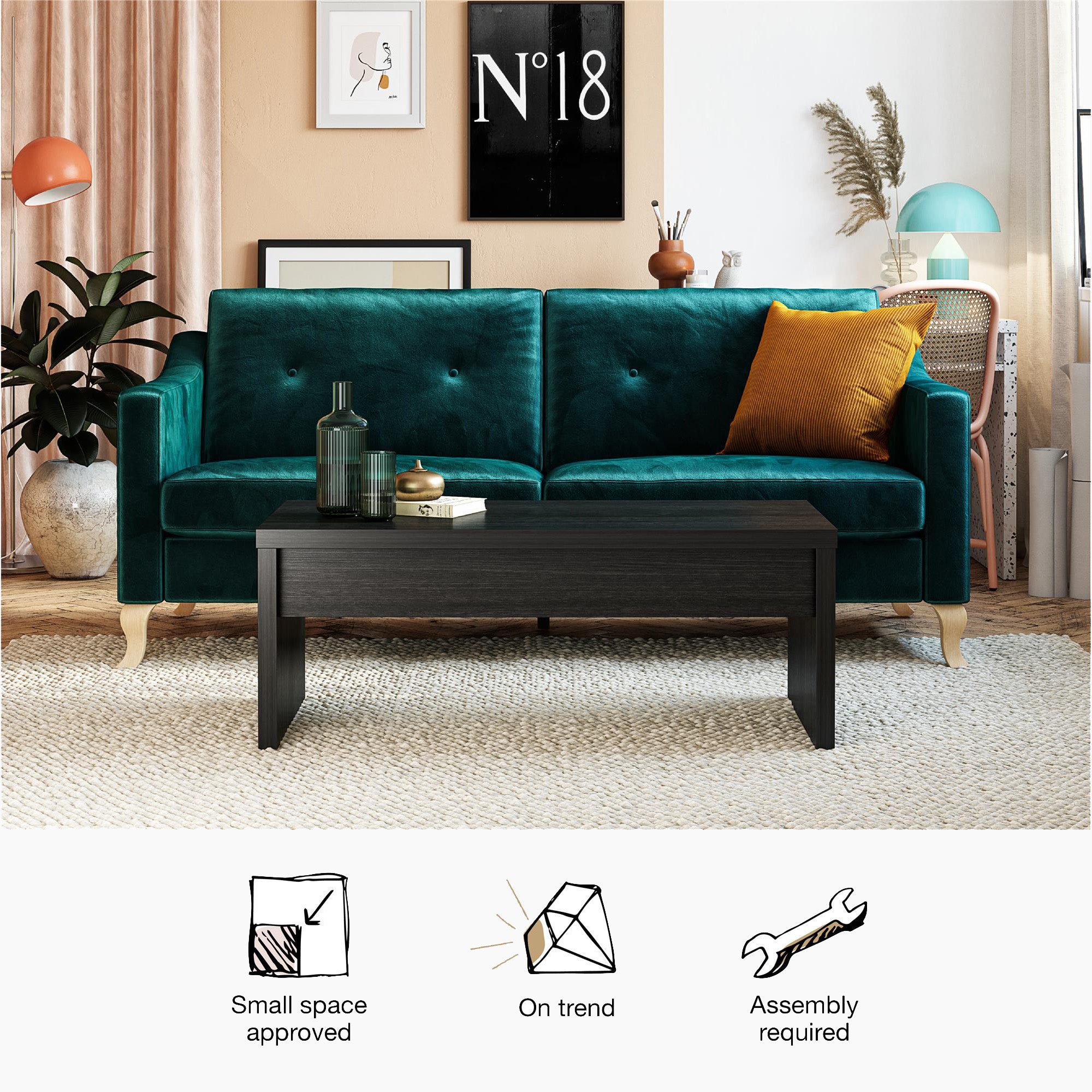 Winston Lift Top Coffee Table