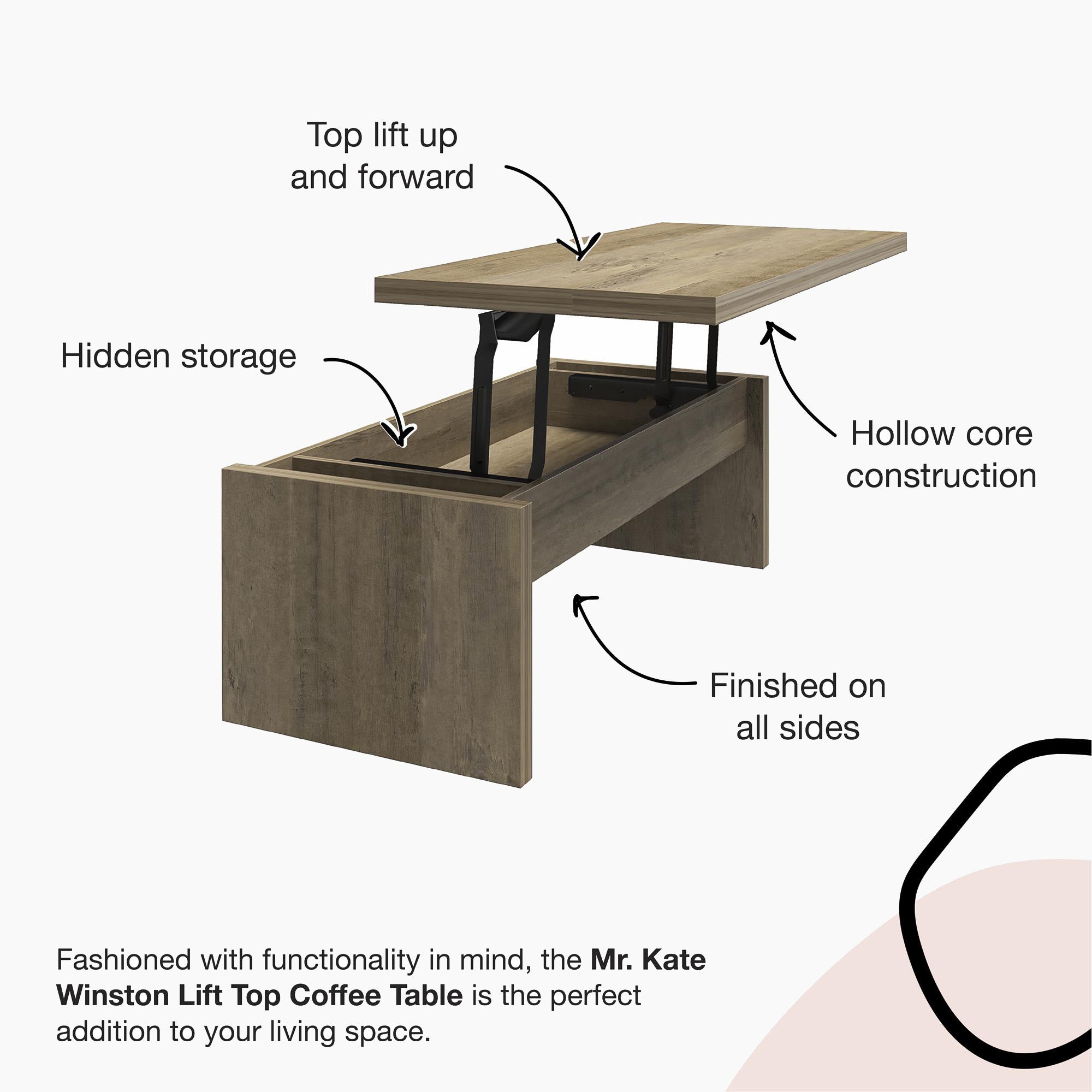 Winston Lift Top Coffee Table