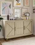 Neely Wide Accent Cabinet - Pale Oak