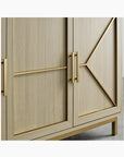 Neely Wide Accent Cabinet - Pale Oak