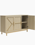 Neely Wide Accent Cabinet - Pale Oak