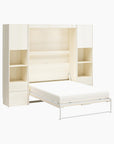 Mr. Kate Greenwich Wall Bed Bundle with 2 Wardrobe Side Storage Cabinets