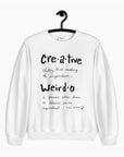 Unisex Creative Weirdo Definition Sweatshirt