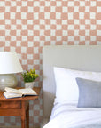 Mr. Kate Tess Watercolor Checker Peel and Stick Wallpaper