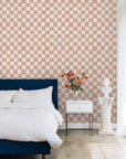 Mr. Kate Tess Watercolor Checker Peel and Stick Wallpaper