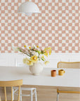 Mr. Kate Tess Watercolor Checker Peel and Stick Wallpaper