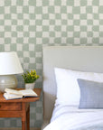 Mr. Kate Tess Watercolor Checker Peel and Stick Wallpaper