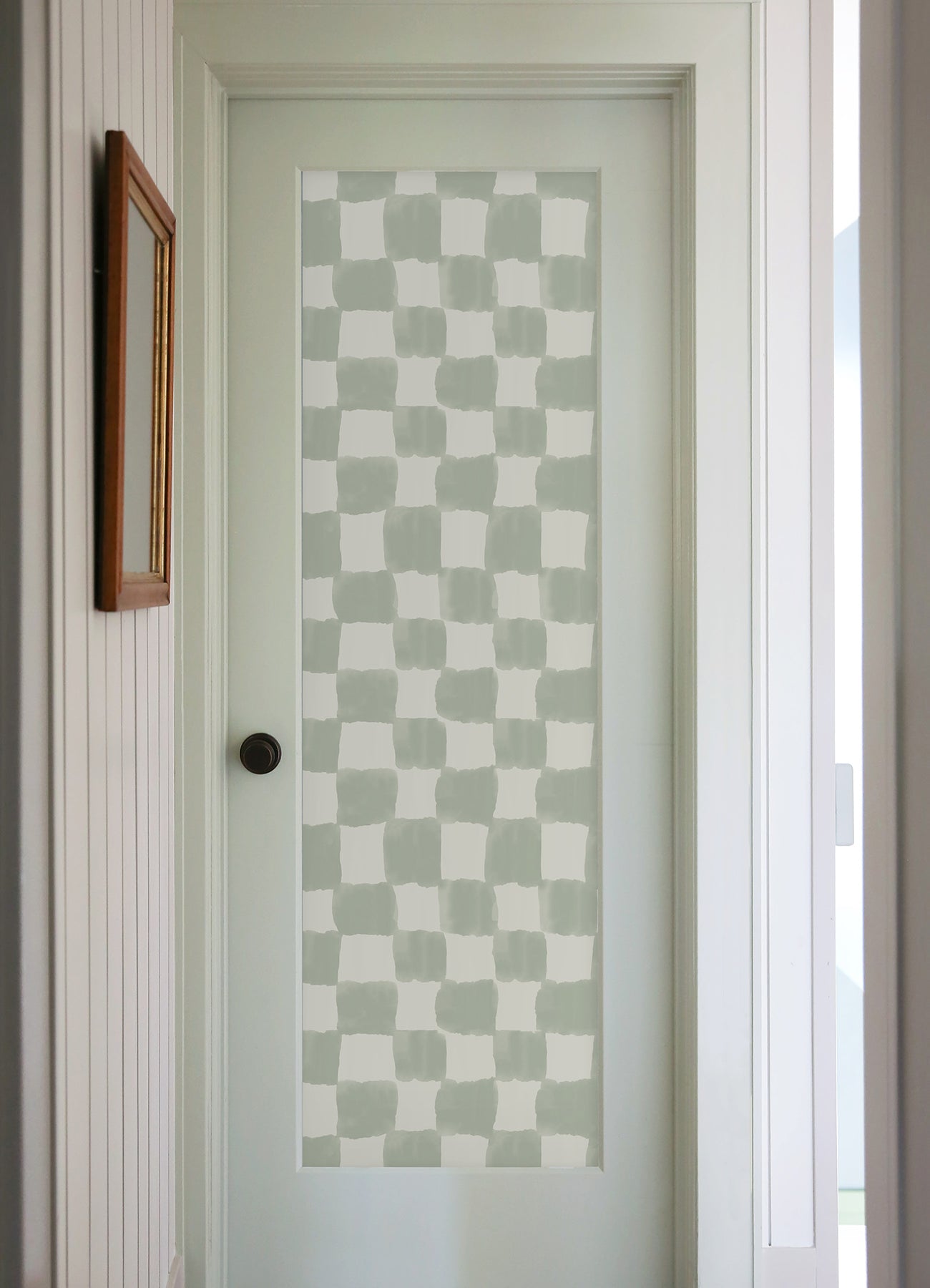 Mr. Kate Tess Watercolor Checker Peel and Stick Wallpaper