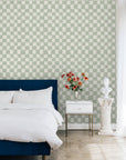 Mr. Kate Tess Watercolor Checker Peel and Stick Wallpaper