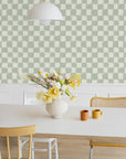 Mr. Kate Tess Watercolor Checker Peel and Stick Wallpaper