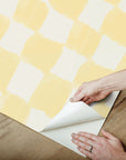 Mr. Kate Tess Watercolor Checker Peel and Stick Wallpaper