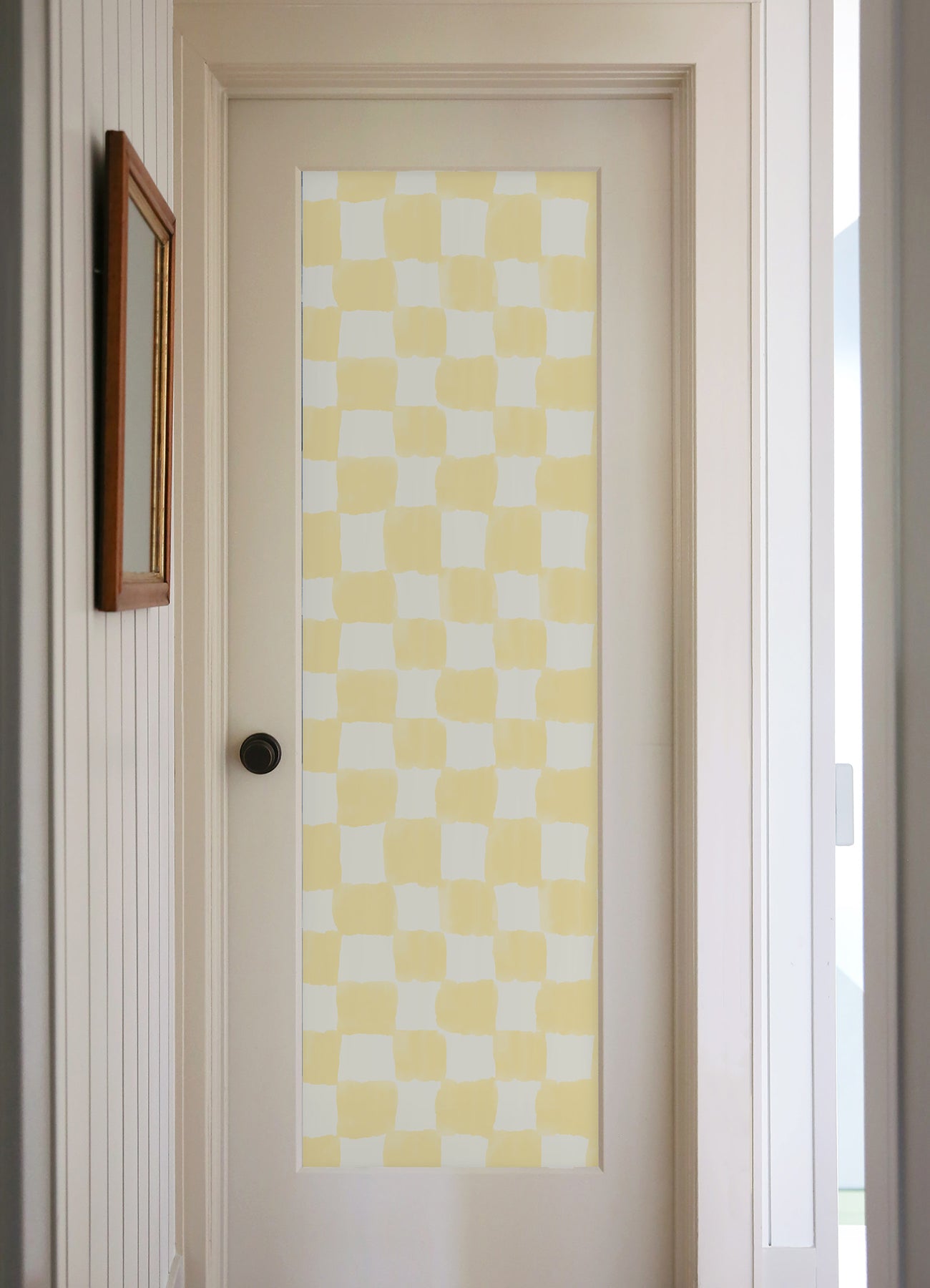 Mr. Kate Tess Watercolor Checker Peel and Stick Wallpaper