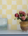 Mr. Kate Tess Watercolor Checker Peel and Stick Wallpaper