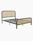 Roxanne Metal and Cane Bed