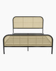 Roxanne Metal and Cane Bed
