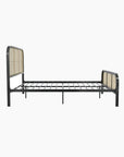 Roxanne Metal and Cane Bed