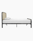 Roxanne Metal and Cane Bed