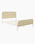 Roxanne Metal and Cane Bed