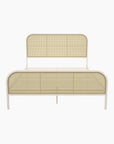 Roxanne Metal and Cane Bed