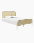 Roxanne Metal and Cane Bed
