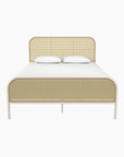 Roxanne Metal and Cane Bed
