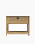 Primrose Wide 1 Drawer Nightstand with Open Shelf