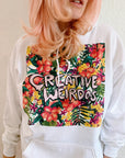Painted Floral Box Creative Weirdos Hoodie Sweatshirt