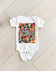 Painted Floral Box Creative Weirdos Baby Onesie
