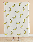 Mr. Kate Banana Toss Plush Throw