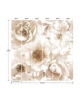 Mr. Kate Creamy Floral Peel & Stick Wallpaper Mural