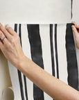 Mr. Kate Winston Watercolor Stripe Peel & Stick Wallpaper Alternative Room Image 14