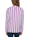 Unisex Striped Creative Weirdos Sweatshirt