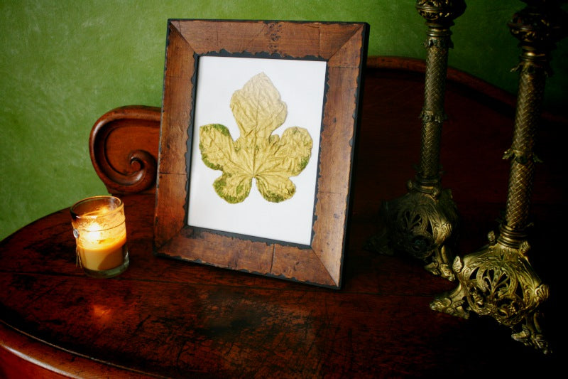 DIY decorate: painted leaves