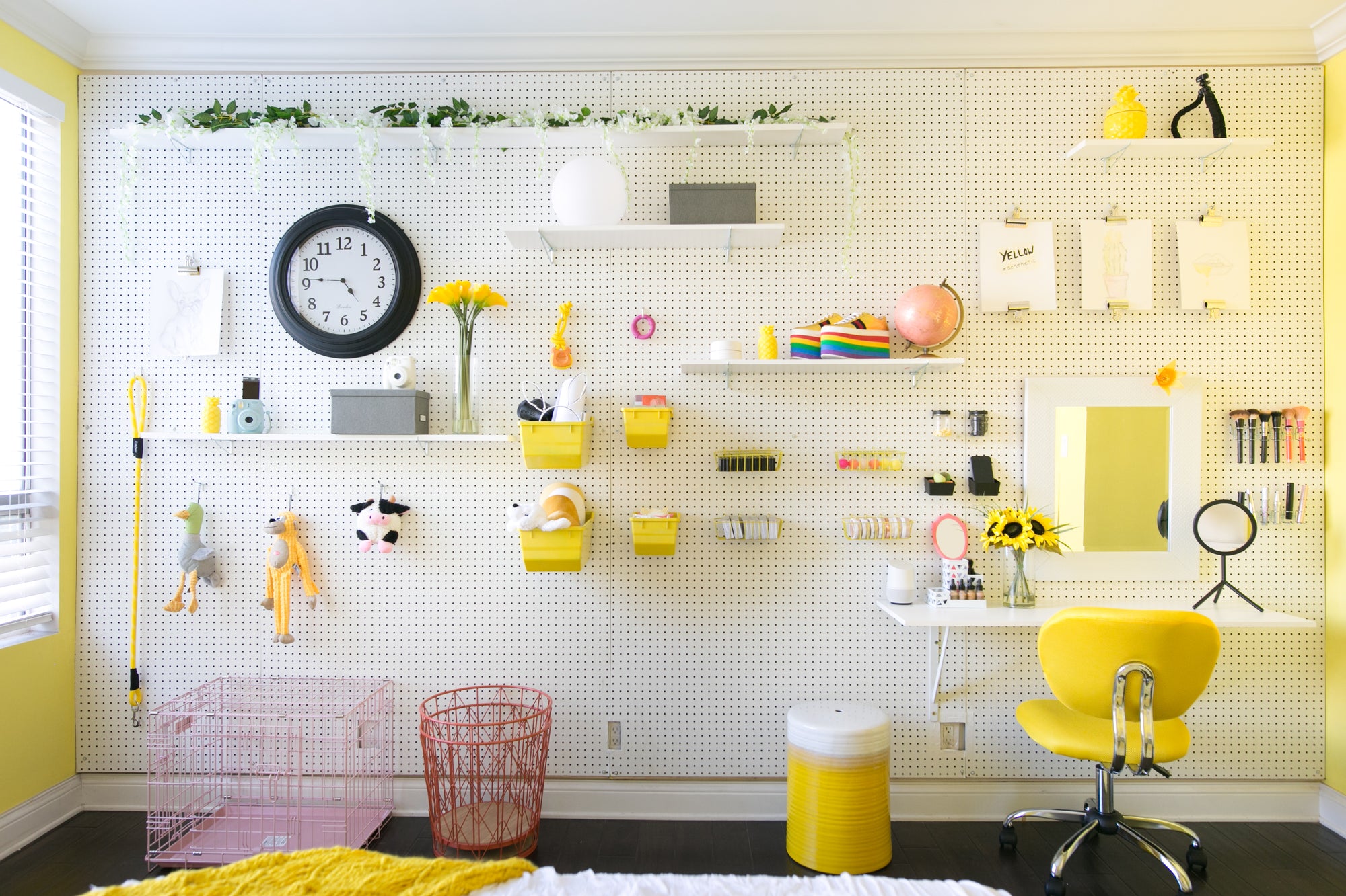 DIY Pegboard Wall